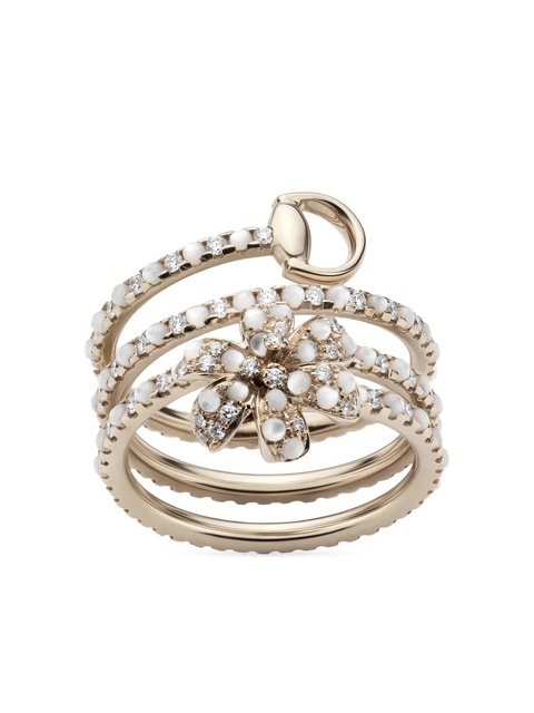 Gucci 18K yellow gold Flora ring - zdjęcie produktu nr 1