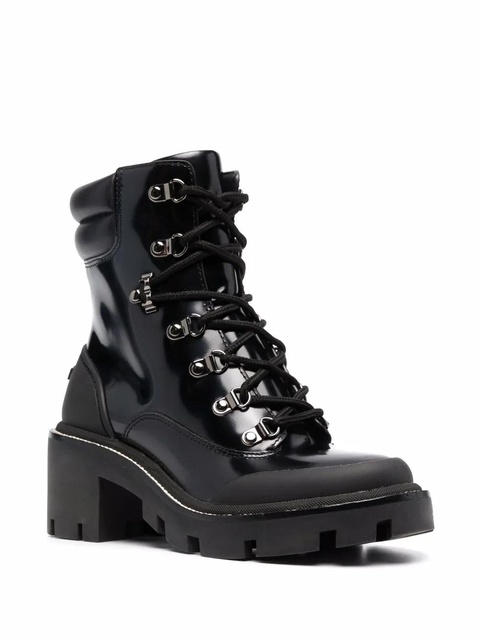 Tory Burch Lug-sole leather ankle boots - Black - zdjęcie produktu nr 2