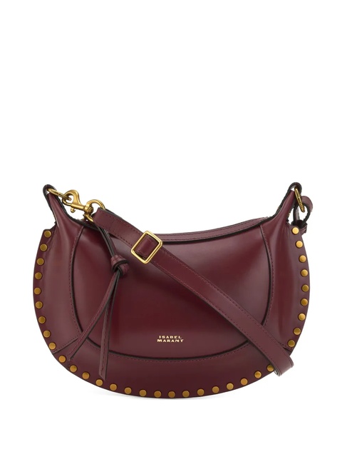 ISABEL MARANT small crescent-shaped studded shoulder bag - Red - zdjęcie produktu nr 1