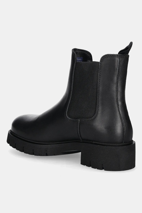 Tommy Jeans sztyblety TJW CHELSEA LEATHER BOOT damskie kolor czarny na płaskim obcasie EN0EN02825 - zdjęcie produktu nr 2
