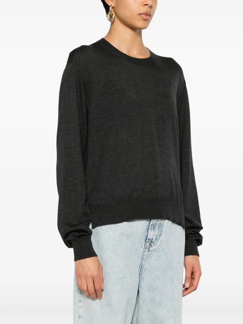 Jil Sander fine-knit jumper - Grey - zdjęcie produktu nr 2