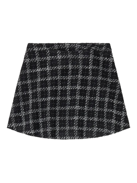 Diesel checked Gonna A-line skirt - Black - zdjęcie produktu nr 1
