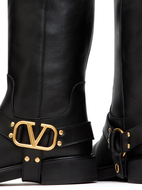 Valentino Garavani 30mm VLogo The Bold Edition ankle boots - Black - zdjęcie produktu nr 2