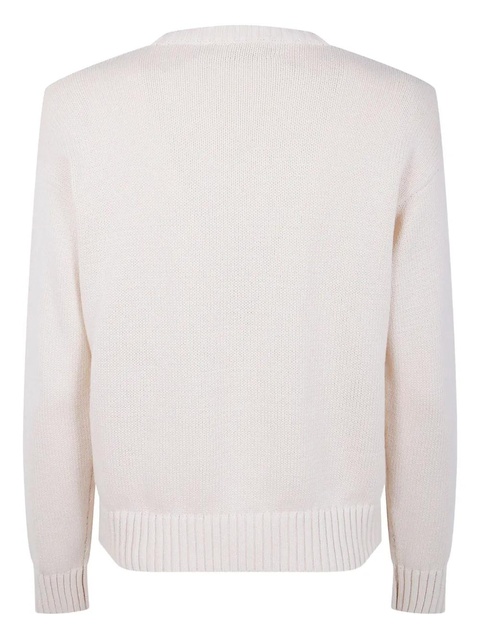 Lauren Ralph Lauren logo-embroidered cotton sweater - White - zdjęcie produktu nr 2
