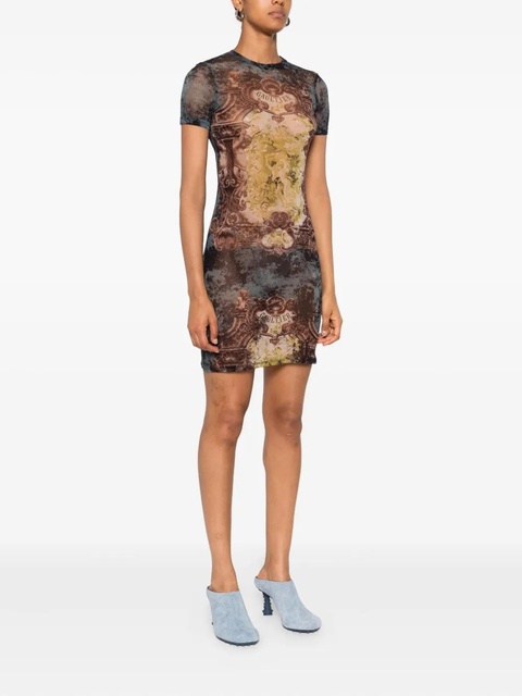 Jean Paul Gaultier Médaillon print dress - Blue - zdjęcie produktu nr 2
