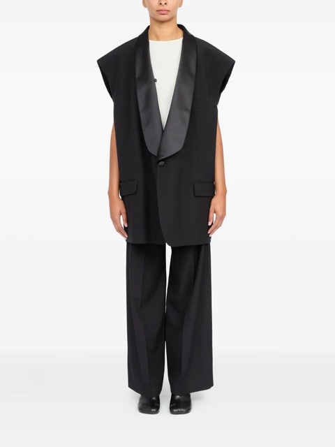 MM6 Maison Margiela tailored waistcoat - Black - zdjęcie produktu nr 2