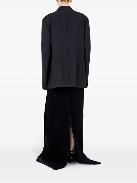 Maison Margiela single-breasted blazer - Black - zdjęcie produktu nr 2