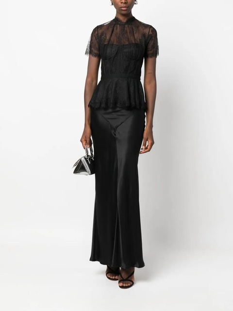 Simkhai lace-embellished corset top - Black - zdjęcie produktu nr 2