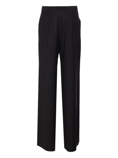 Max Mara zip-fastening coulisse trousers - Black - zdjęcie produktu nr 1
