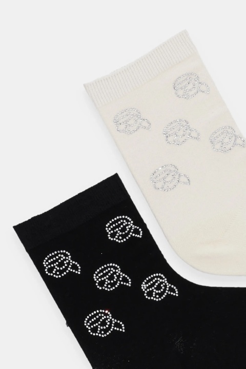 Karl Lagerfeld skarpetki 2-pack damskie kolor czarny A1W47103 - zdjęcie produktu nr 2