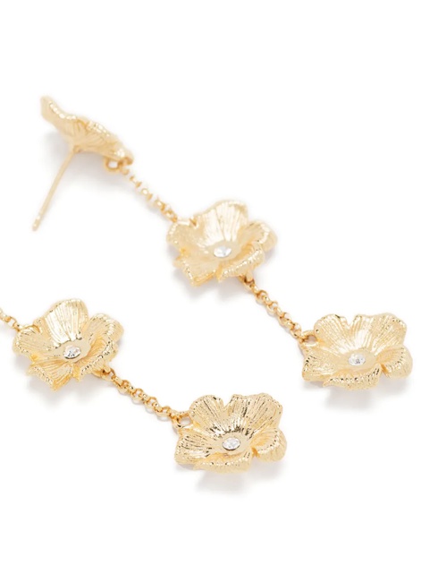 Maje Flower drop earrings - Gold - zdjęcie produktu nr 1