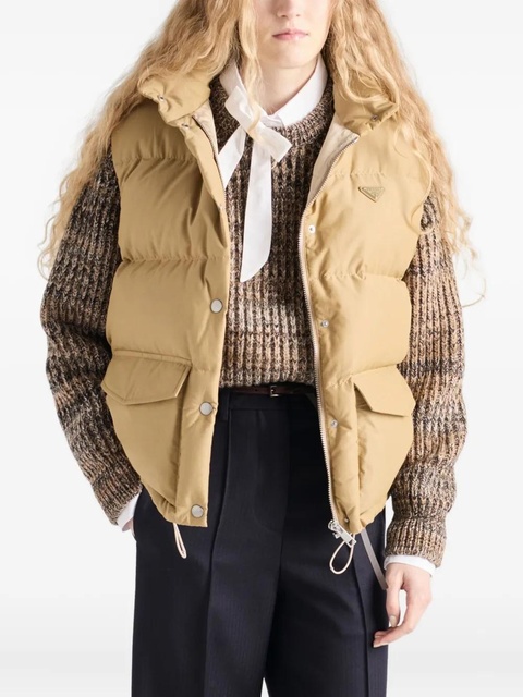 Prada down padded vest - Neutrals - zdjęcie produktu nr 2