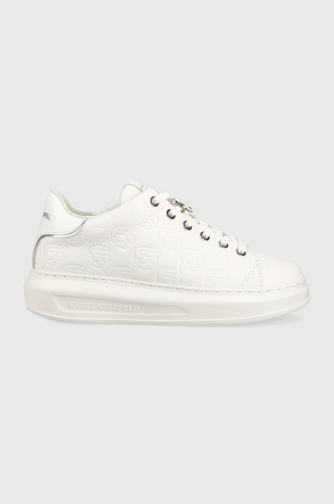 Karl Lagerfeld sneakersy skórzane KAPRI KC kolor biały KL62523F - zdjęcie produktu nr 1
