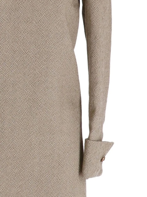 Golden Goose V-neck wool minidress - Brown - zdjęcie produktu nr 2