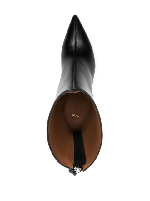 Maje 75mm leather ankle boots - Black - zdjęcie produktu nr 2