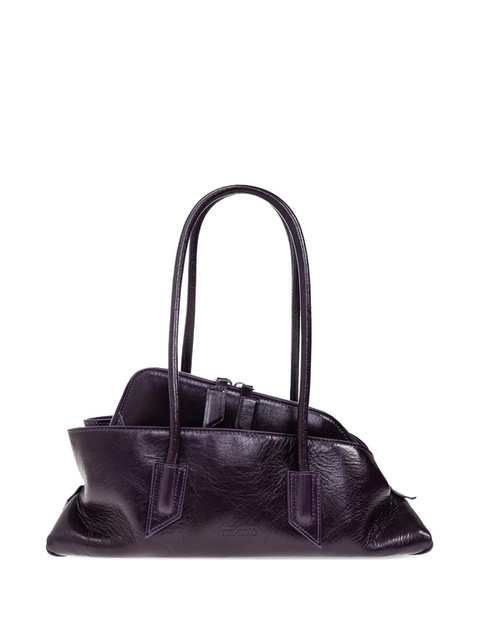 The Attico small La Passeggiata shoulder bag - Purple - zdjęcie produktu nr 1