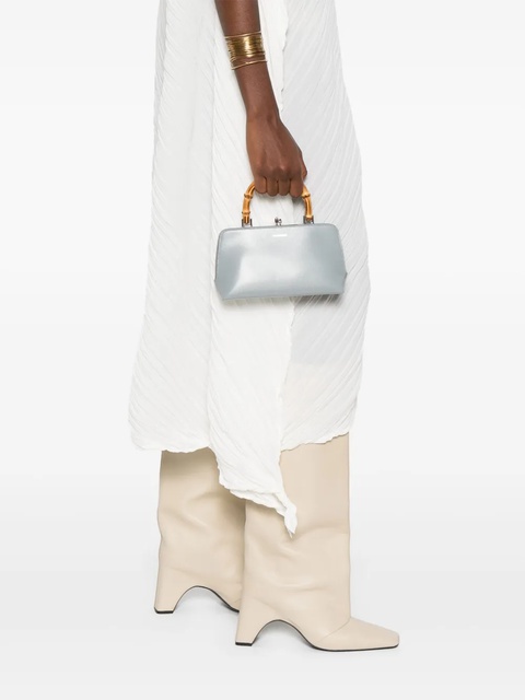 Jil Sander mini Gogi tote bag - 044 STEEL - zdjęcie produktu nr 2