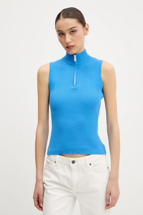 Karl Lagerfeld Jeans top damskie kolor niebieski A2W18001 - zdjęcie produktu nr 2