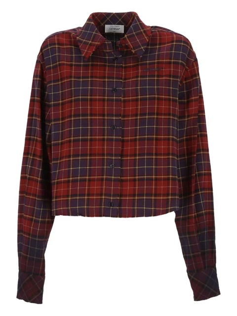 Off-White checked shirt - Red - zdjęcie produktu nr 1