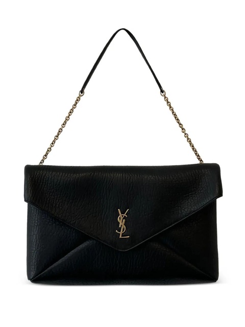 Saint Laurent small Cassandra logo-plaque shoulder bag - Black - zdjęcie produktu nr 1