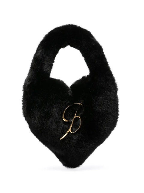 Blumarine logo-plaque heart tote bag - Black - zdjęcie produktu nr 1