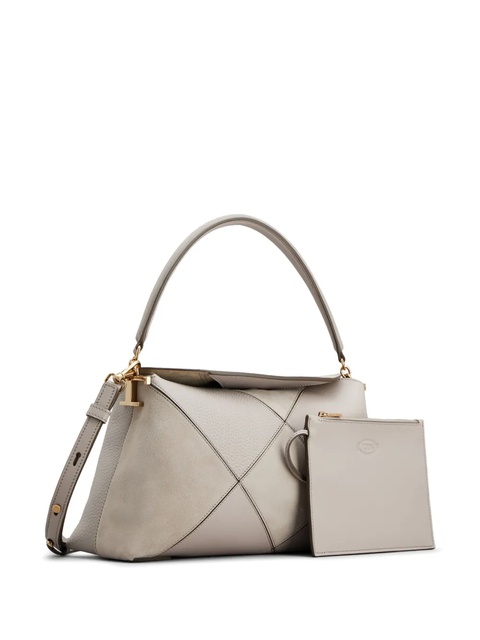 Tod's T Timeless suede tote bag - Grey - zdjęcie produktu nr 2