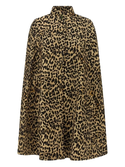 Valentino Garavani button closure cape - Brown - zdjęcie produktu nr 1