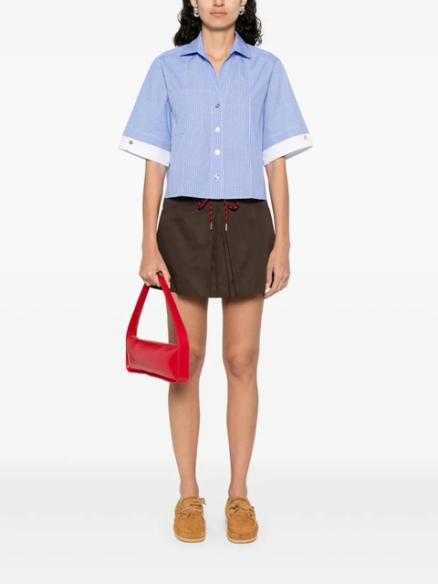 SANDRO layered shorts - Brown - zdjęcie produktu nr 2