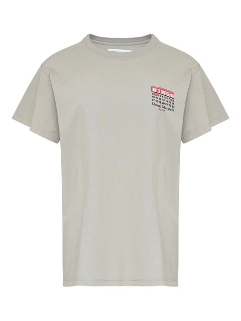 Maison Margiela Numbers-print T-shirt - Neutrals - zdjęcie produktu nr 1