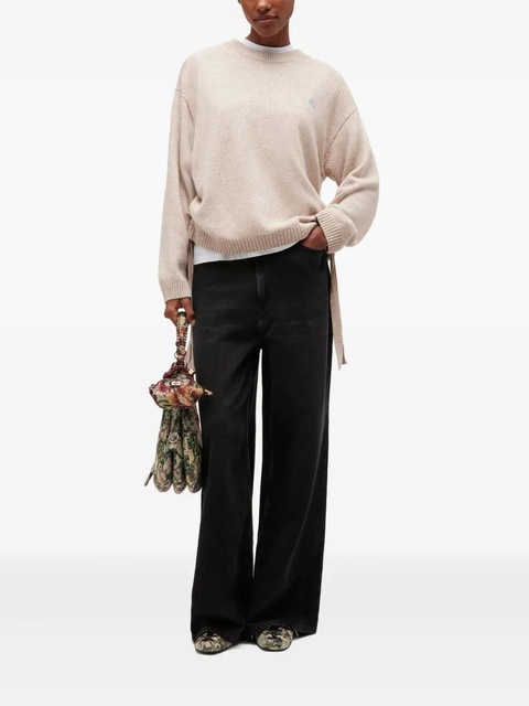 GANNI drawstring sweater - Neutrals - zdjęcie produktu nr 1