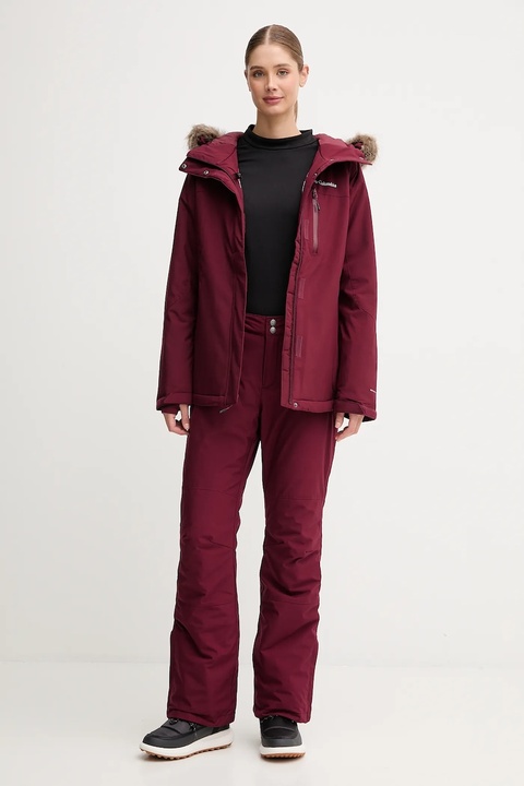 Columbia kurtka narciarska Ava Alpine kolor bordowy 2085831 - zdjęcie produktu nr 2