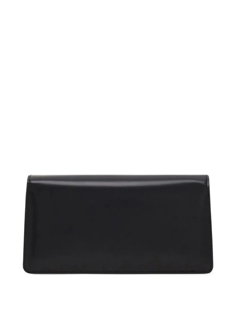 Ferragamo crystal-embellished chain clutch bag - Black - zdjęcie produktu nr 1