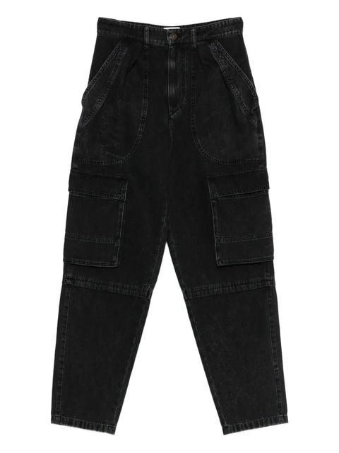 ISABEL MARANT seam-detail cargo jeans - Black - zdjęcie produktu nr 1