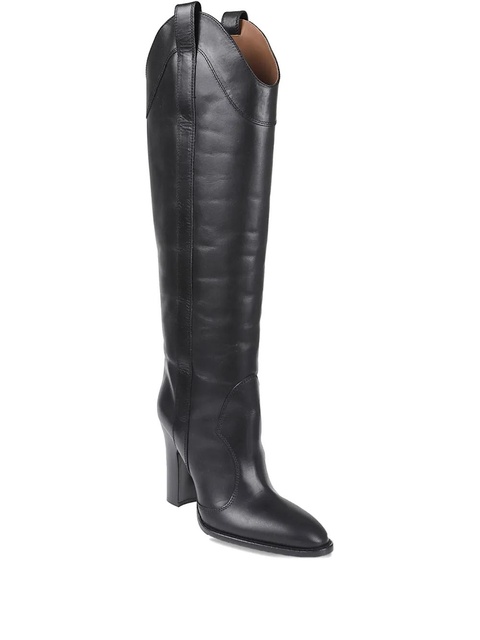 Paris Texas leather boots - Black - zdjęcie produktu nr 1