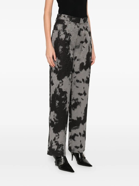 FENDI Animalier D five-pockets jeans - Black - zdjęcie produktu nr 2