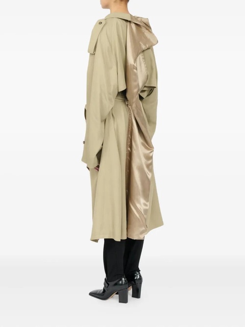 MM6 Maison Margiela belted trench coat - Neutrals - zdjęcie produktu nr 2