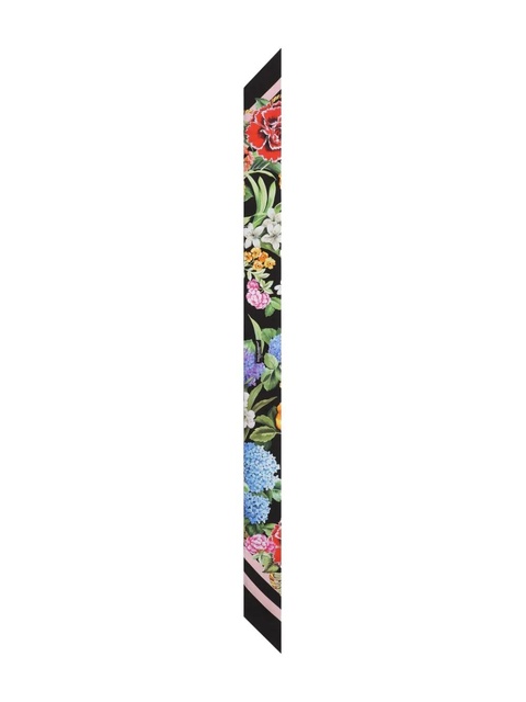 Dolce & Gabbana floral-print neckerchief - Black - zdjęcie produktu nr 2