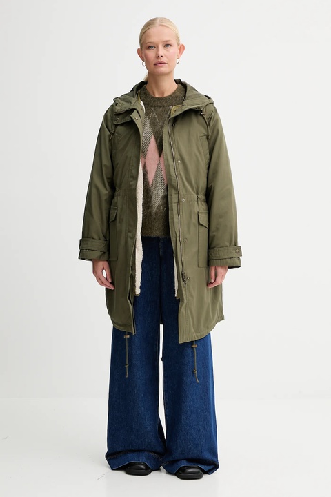 Levi's parka kolor zielony przejściowa 004GS - zdjęcie produktu nr 2