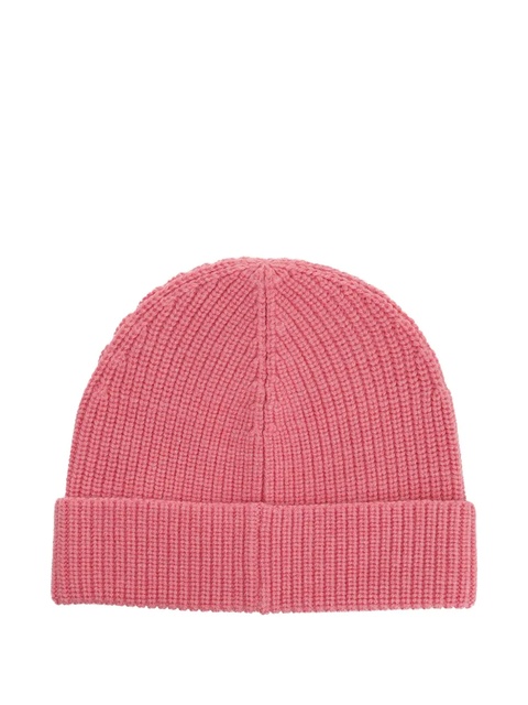 ISABEL MARANT ribbed-knit logo beanie - Pink - zdjęcie produktu nr 2