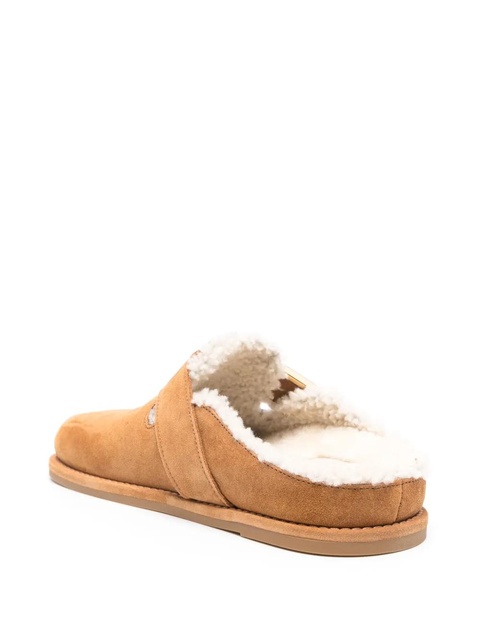 FENDI Feel suede slippers - Brown - zdjęcie produktu nr 2