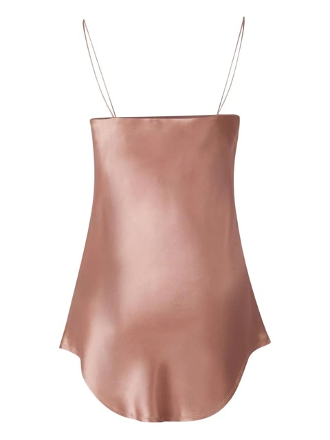 Balmain cowl-neck satin top - Pink - zdjęcie produktu nr 2