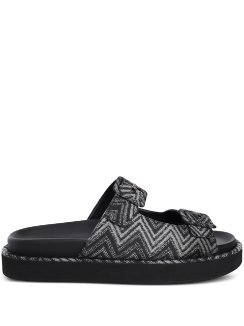 Missoni zigzag Clea sandals - Black - zdjęcie produktu nr 1