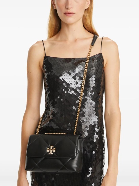 Tory Burch small Kira diamond-quilted pav� convertible shoulder bag - Black - zdjęcie produktu nr 2