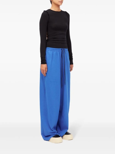 MM6 Maison Margiela two-tone exposed-seam top - Black - zdjęcie produktu nr 1