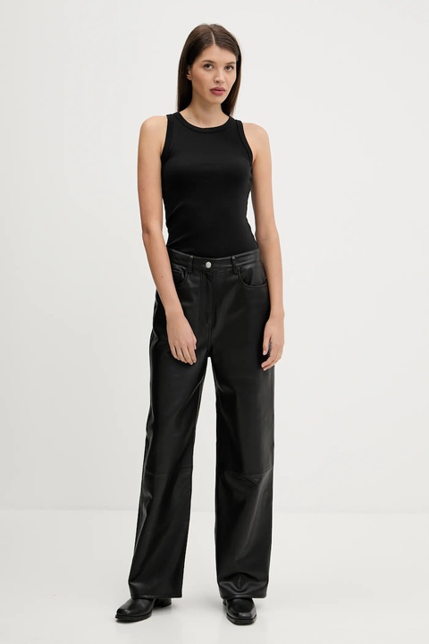 Abercrombie & Fitch top bawełniany kolor czarny KI139-5180 - zdjęcie produktu nr 2