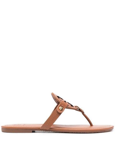 Tory Burch Miller leather sandals - Brown - zdjęcie produktu nr 1