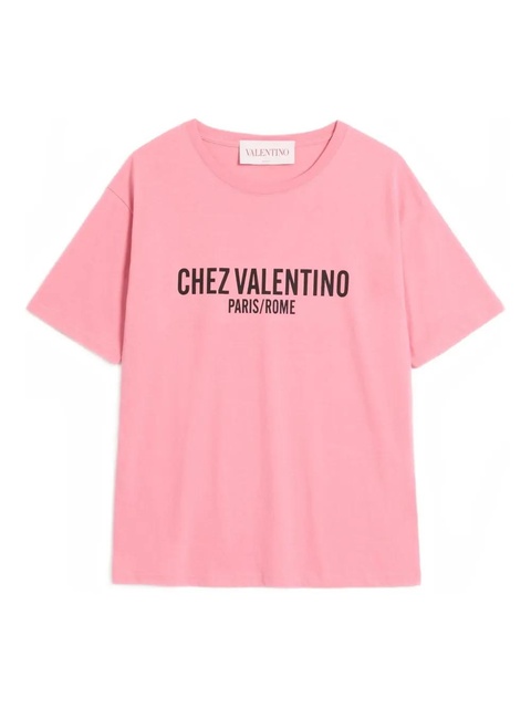 Valentino Garavani Chez-print T-shirt - Pink - zdjęcie produktu nr 1