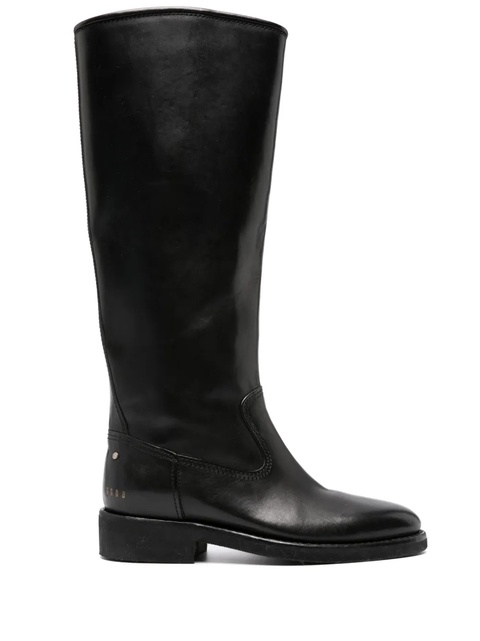 Golden Goose 35mm leather knee-high boots - Black - zdjęcie produktu nr 1