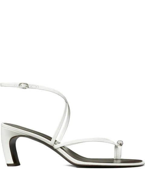 Tory Burch 65mm Pierced strappy sandals - White - zdjęcie produktu nr 1