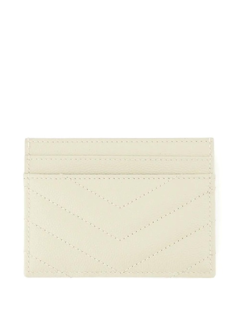 Saint Laurent Cassandre card holder - Neutrals - zdjęcie produktu nr 2